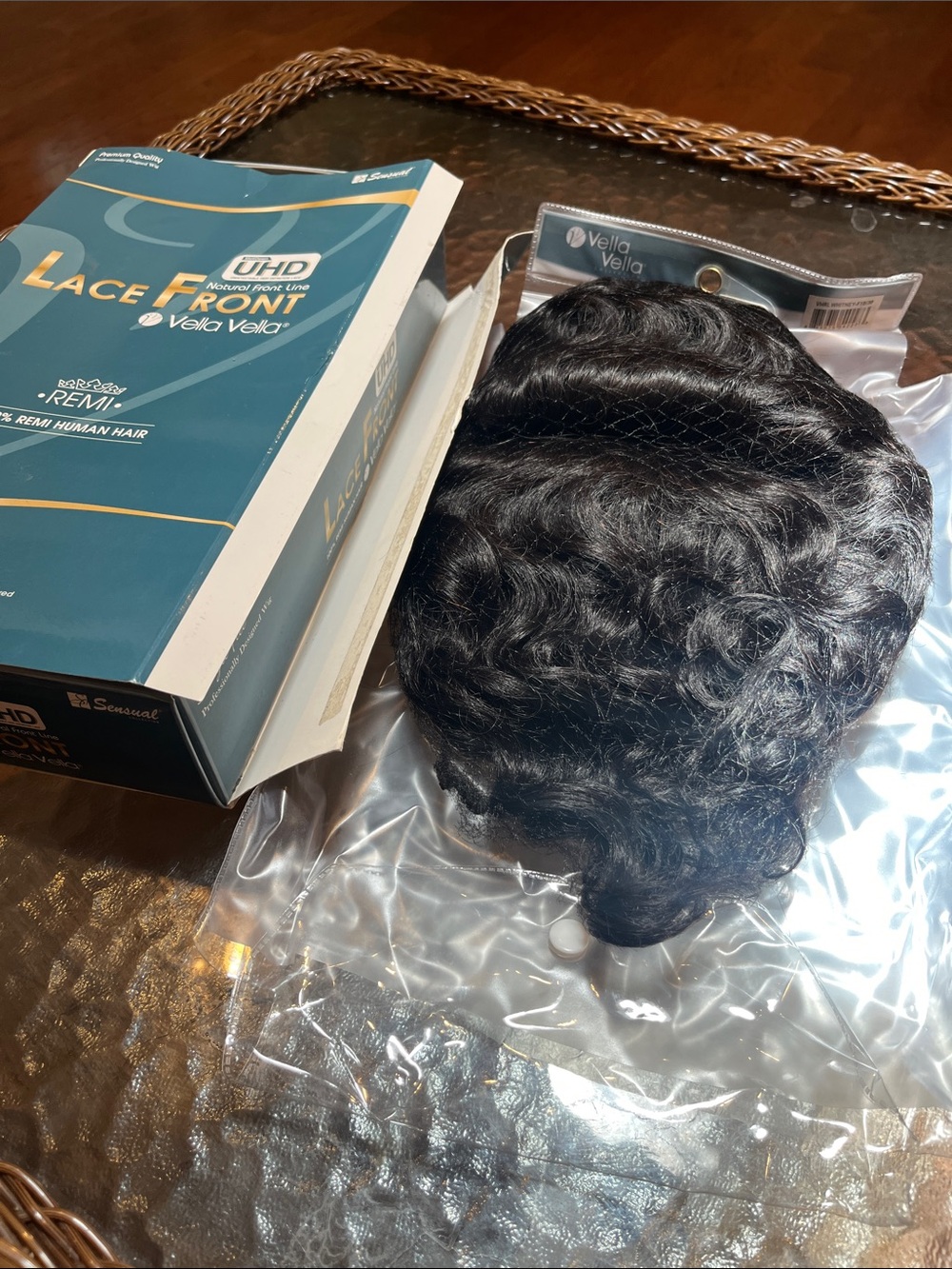Black Curly Lace Front Hairpiece
